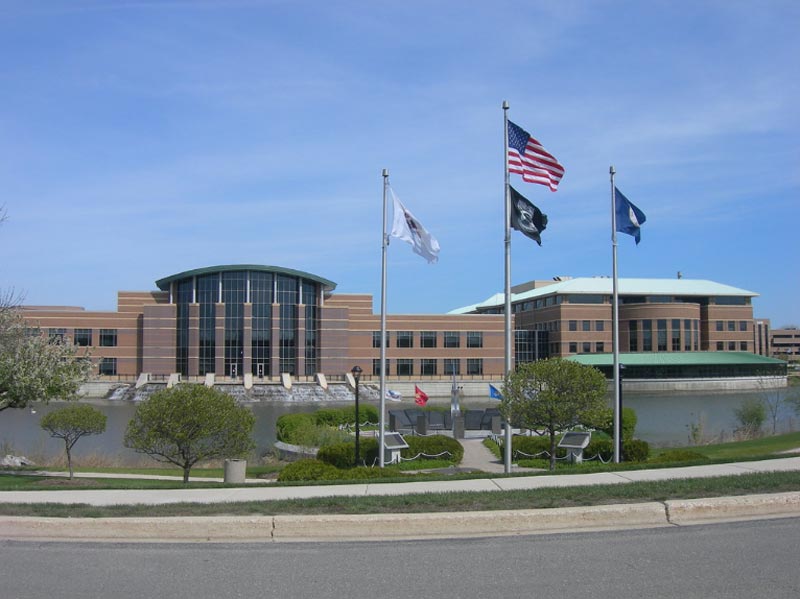exterior photo of DuPage County Courthouse